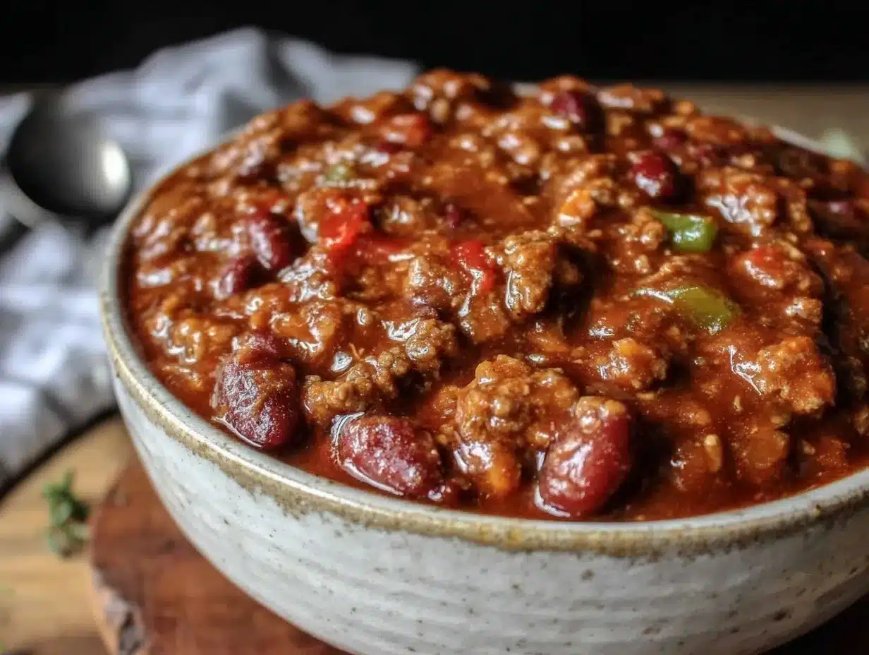easy hearty dollar store chili preparation steps