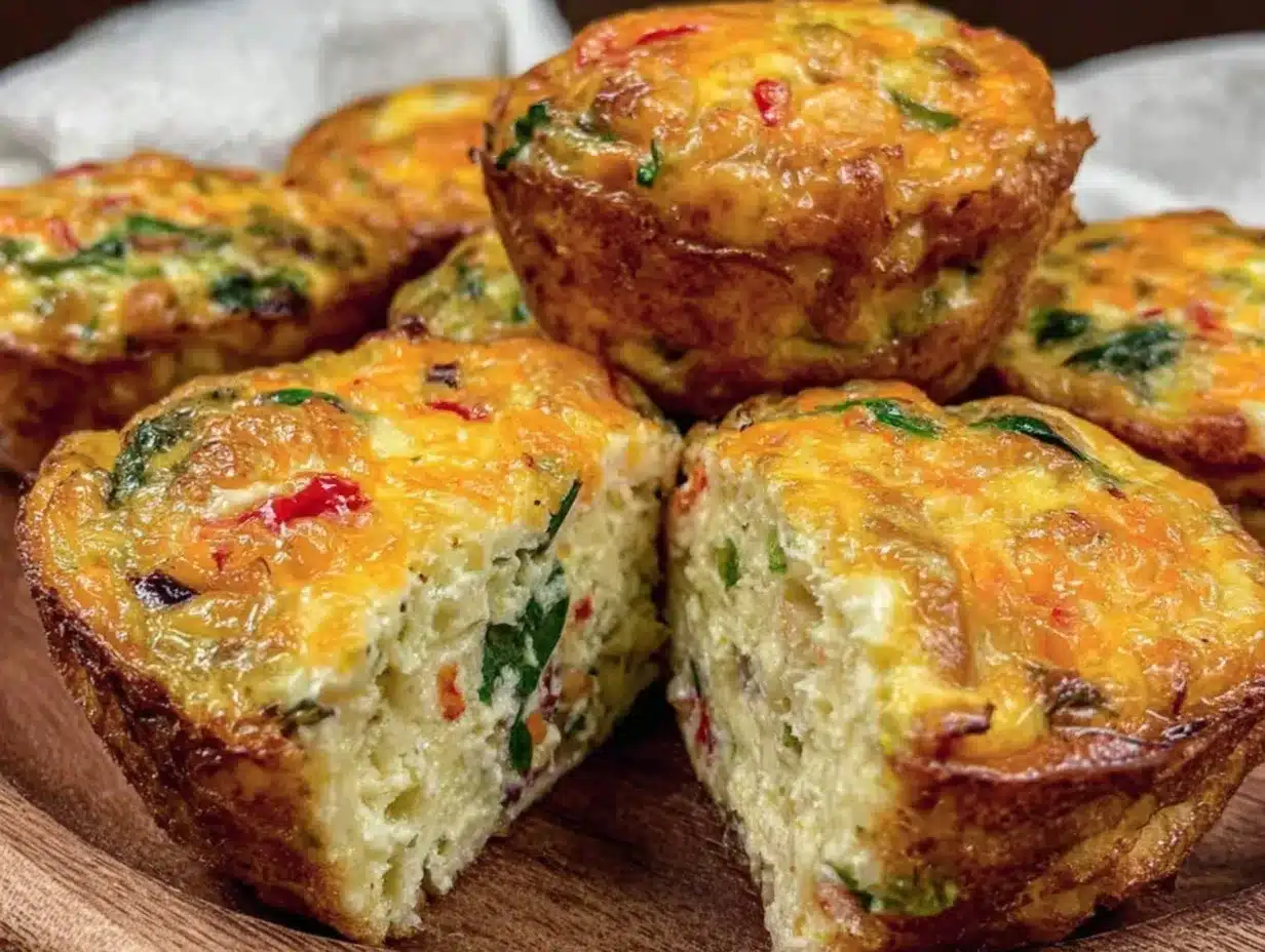easy high protein egg muffins preparation steps