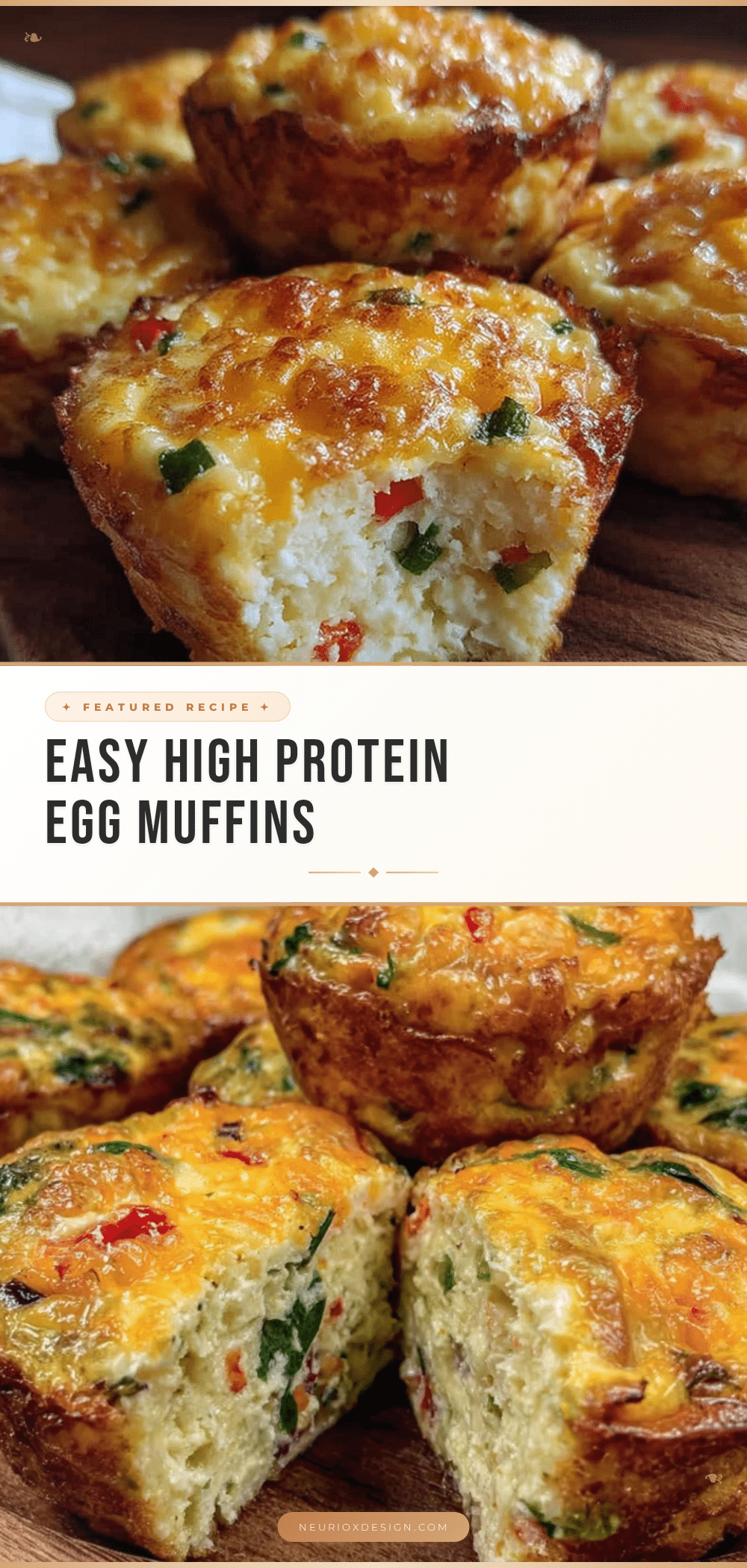 easy high protein egg muffins recipe