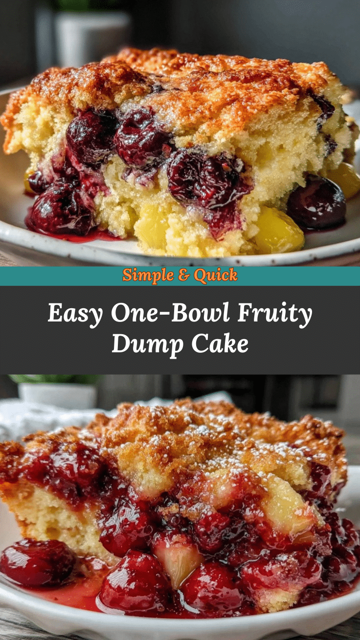 easy one-bowl dump cake recipe recipe