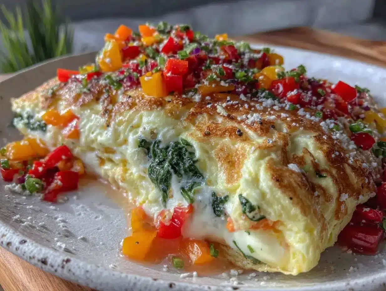 fluffy egg white omelette preparation steps