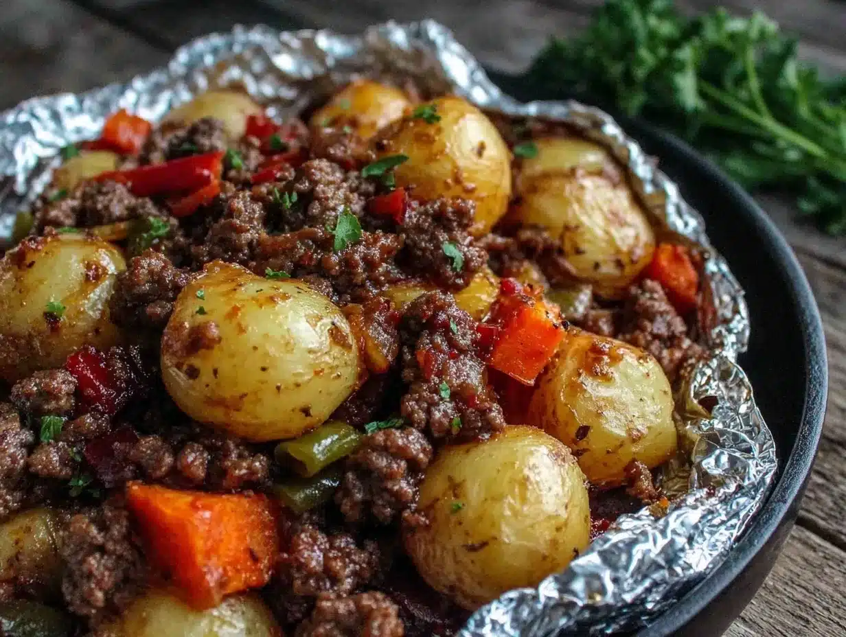 foil packet hobo dinners preparation steps