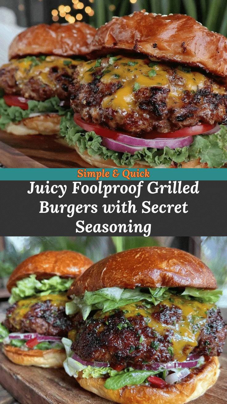 foolproof grilled burgers recipe