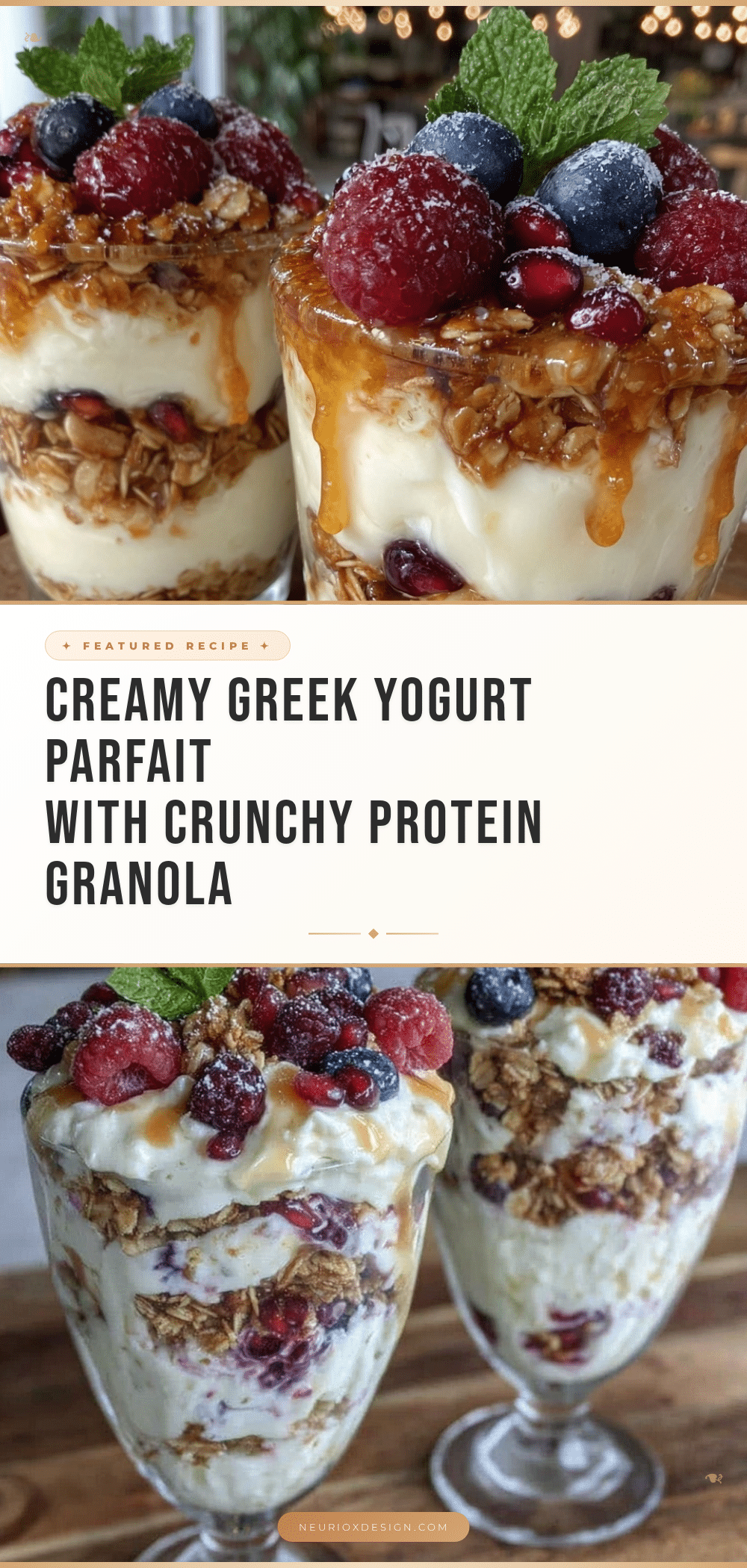 fresh greek yogurt parfait recipe