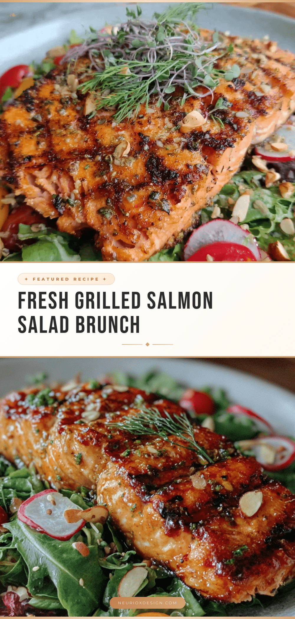 fresh grilled salmon salad recipe