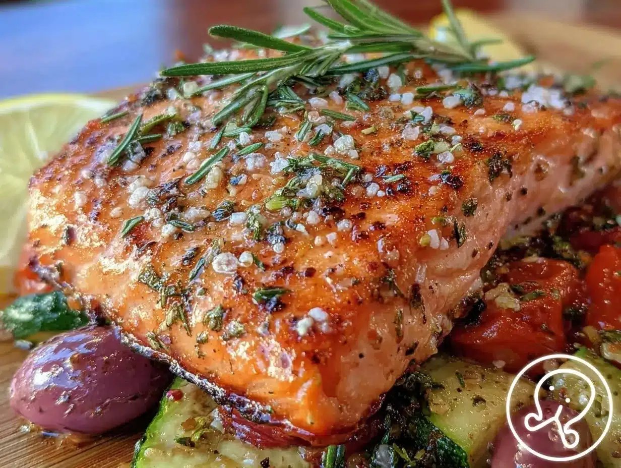 fresh lemon herb salmon preparation steps