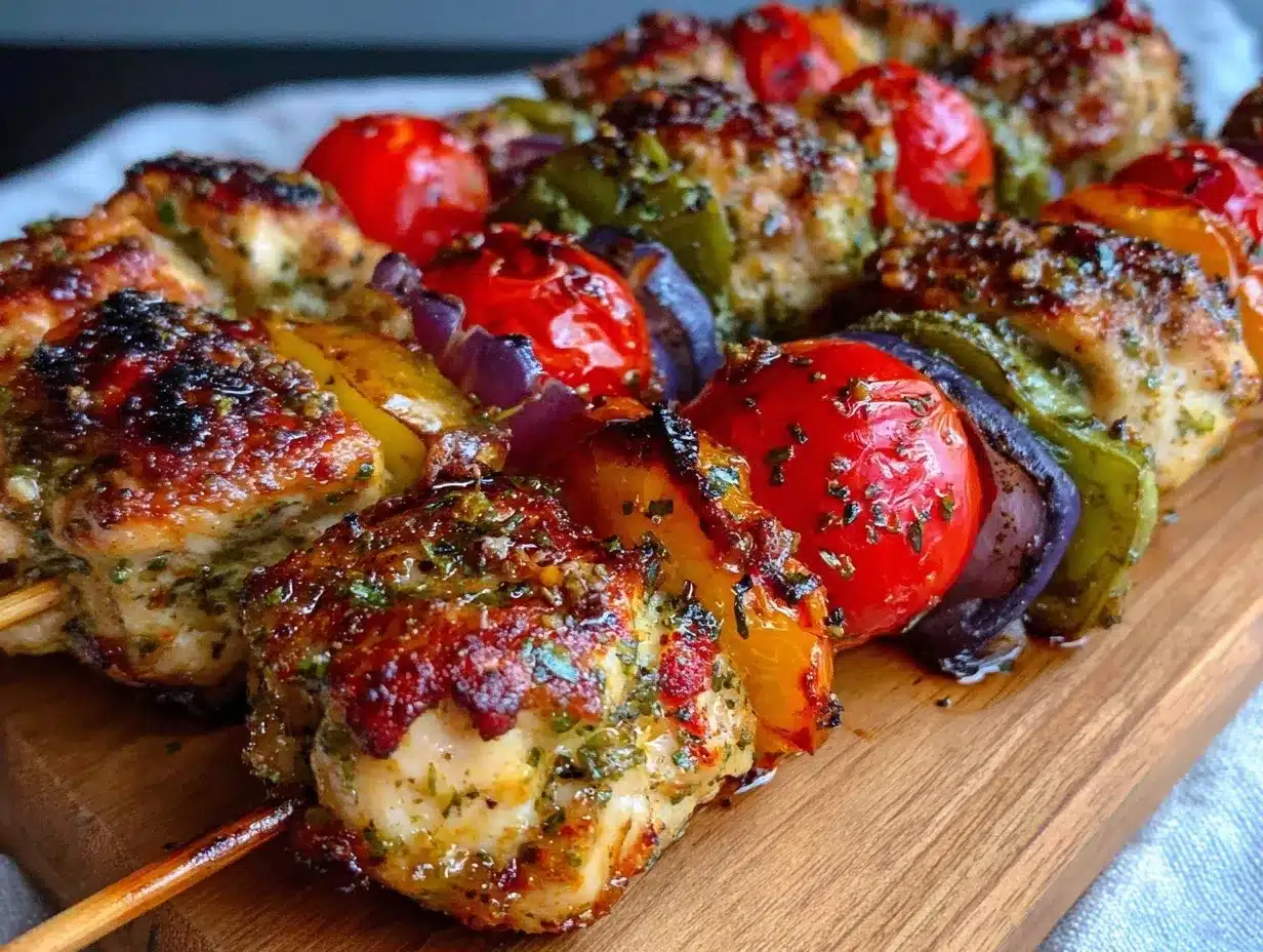 grilled chicken kabobs preparation steps