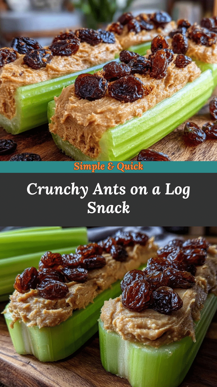 healthy ants on a log recipe recipe