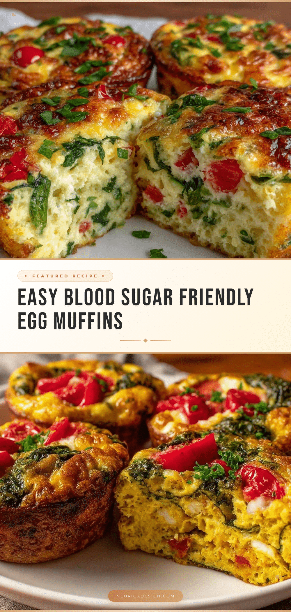 healthy blood sugar friendly breakfast egg muffins recipe