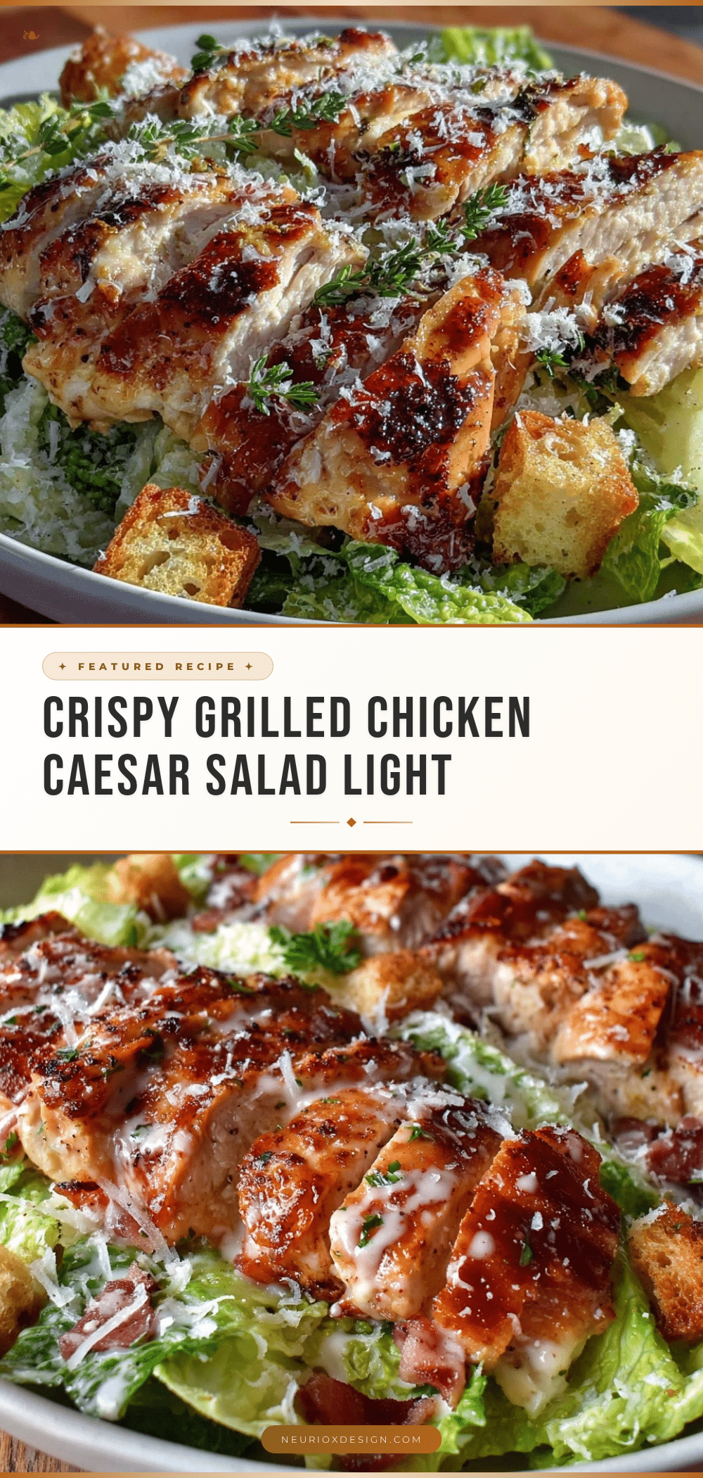 healthy grilled chicken caesar salad recipe