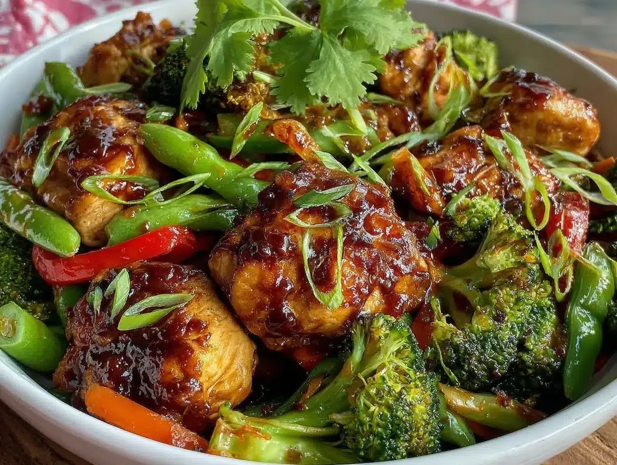 healthy low glycemic chicken stir fry preparation steps