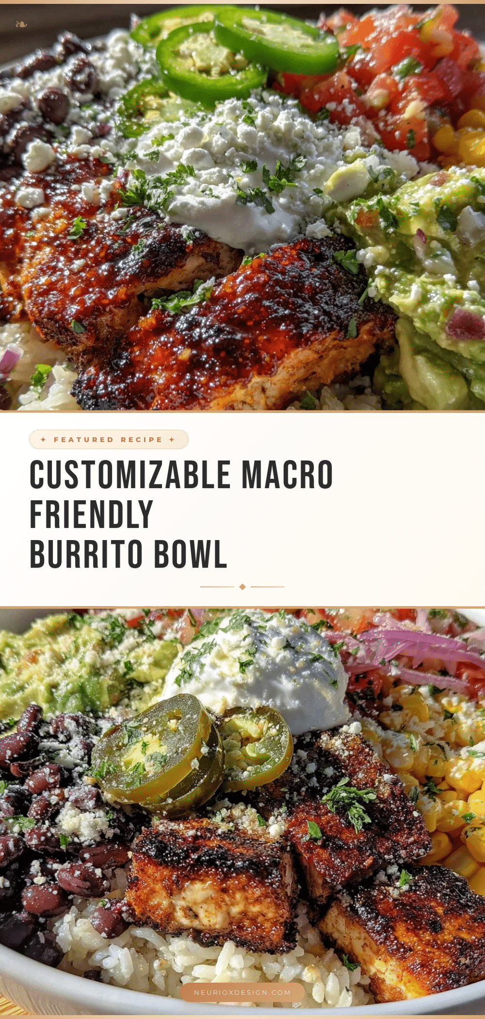 healthy macro friendly burrito bowl recipe