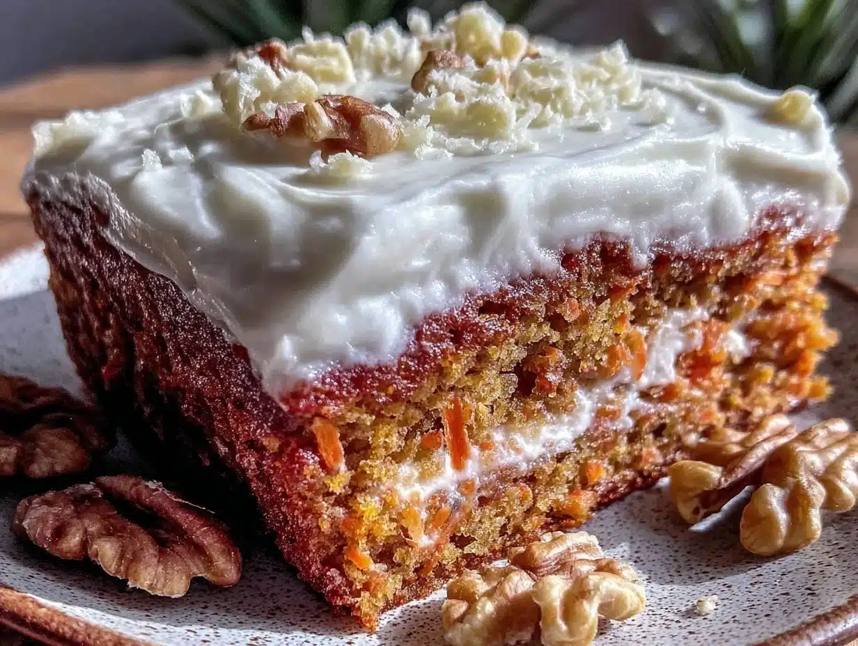 healthy sugar free carrot cake - featured image