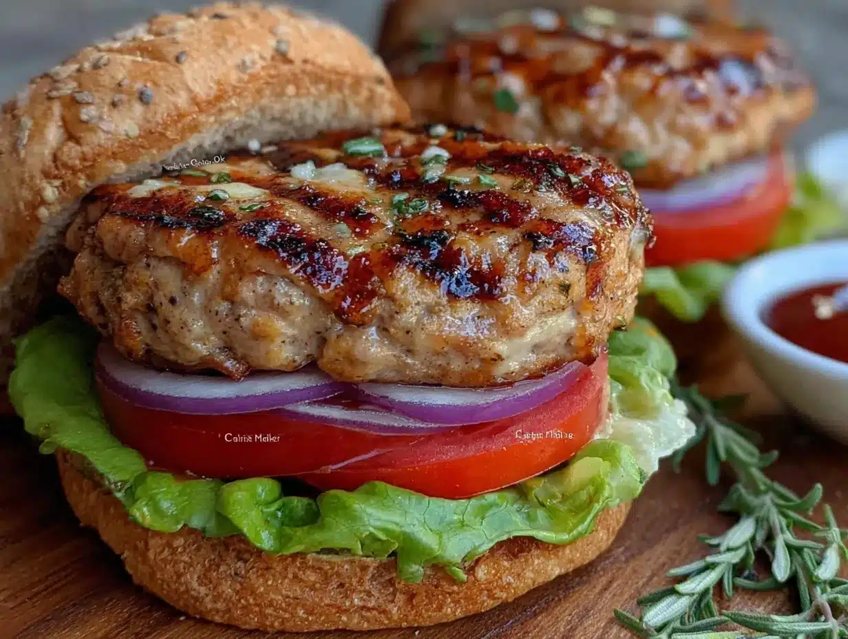 juicy grilled turkey burgers preparation steps