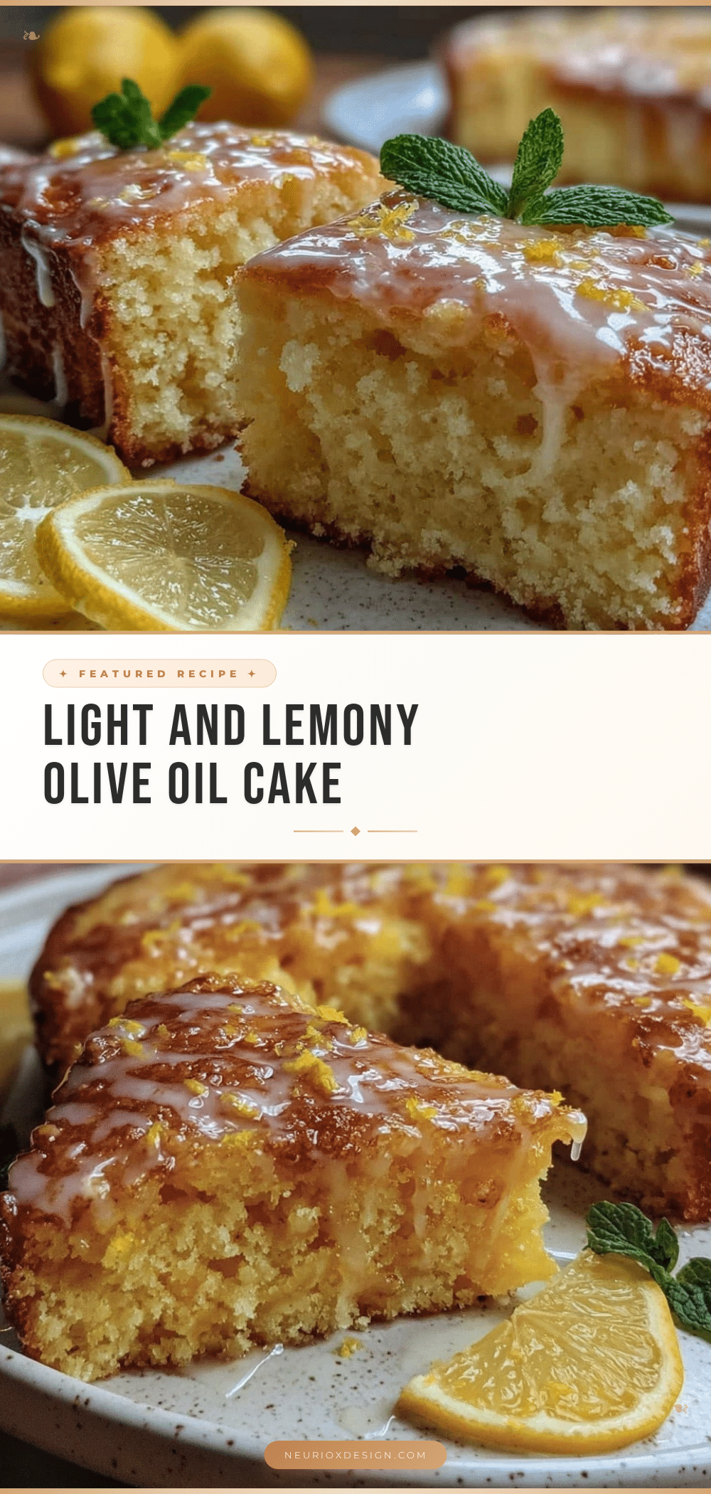 light lemon olive oil cake recipe
