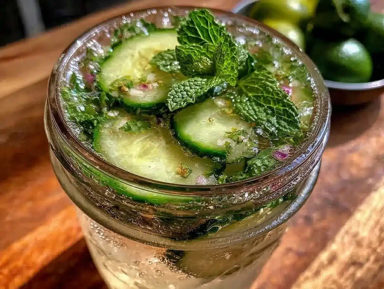 mason jar infused water preparation steps