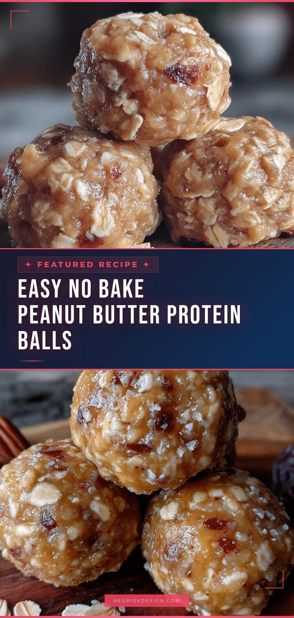 no bake peanut butter protein balls recipe