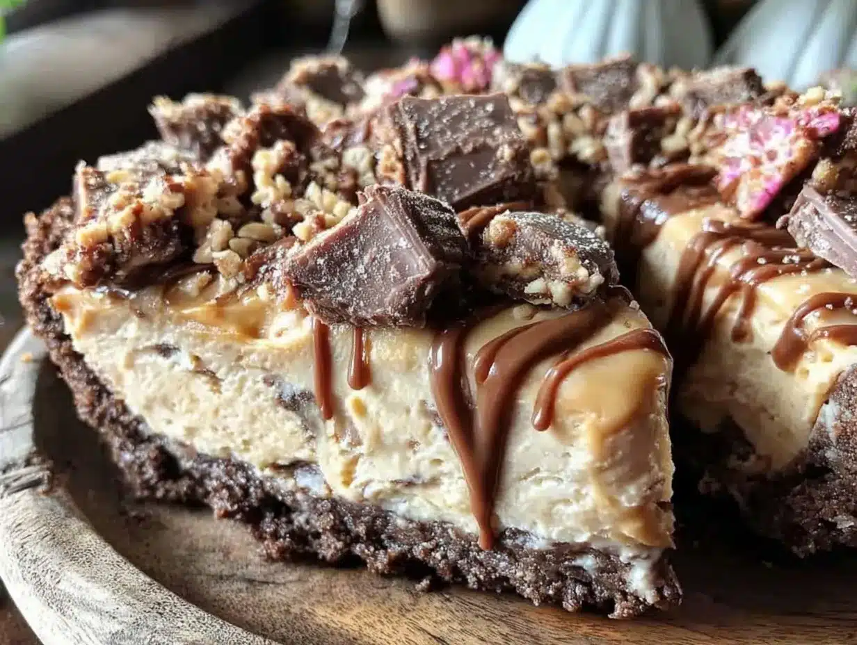 no bake reeses peanut butter pie preparation steps