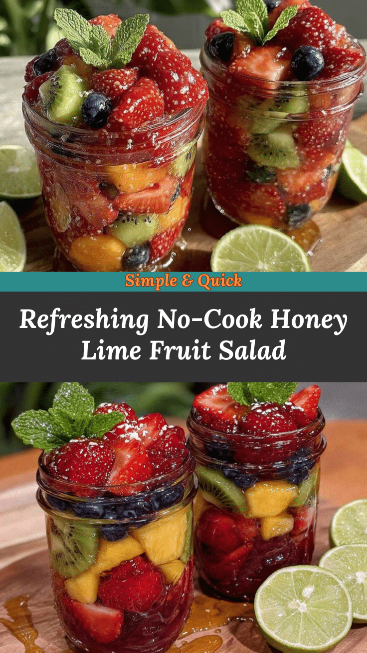 no cook mason jar fruit salad recipe