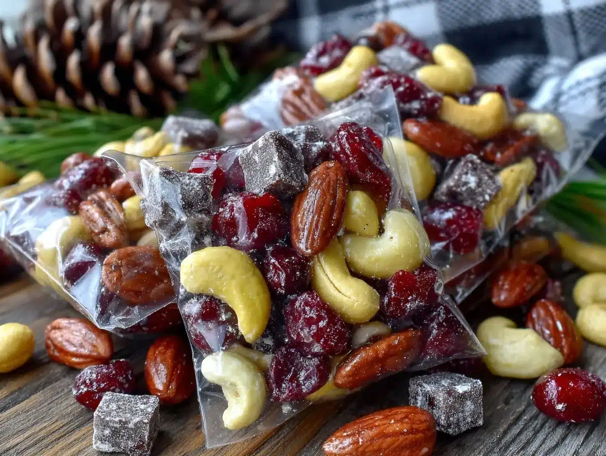 no cook trail mix snack bags preparation steps
