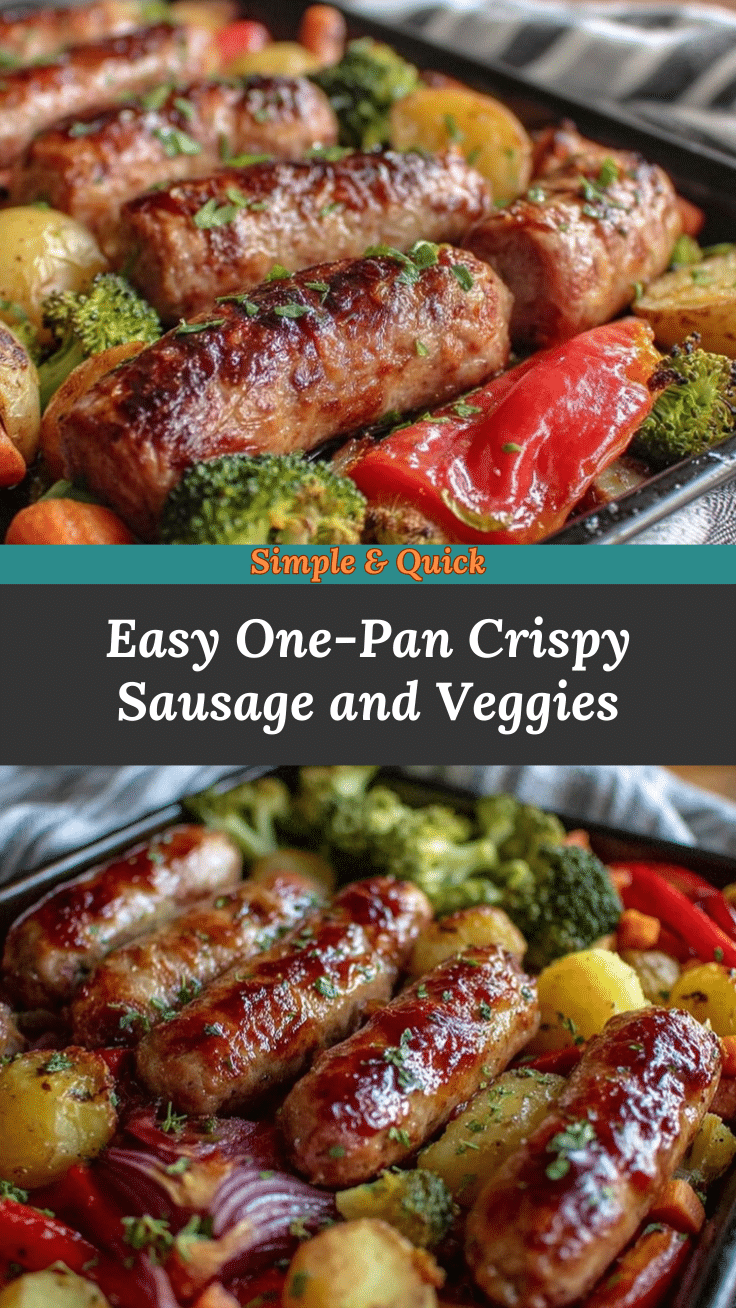one-pan sausage and veggie sheet pan dinner recipe
