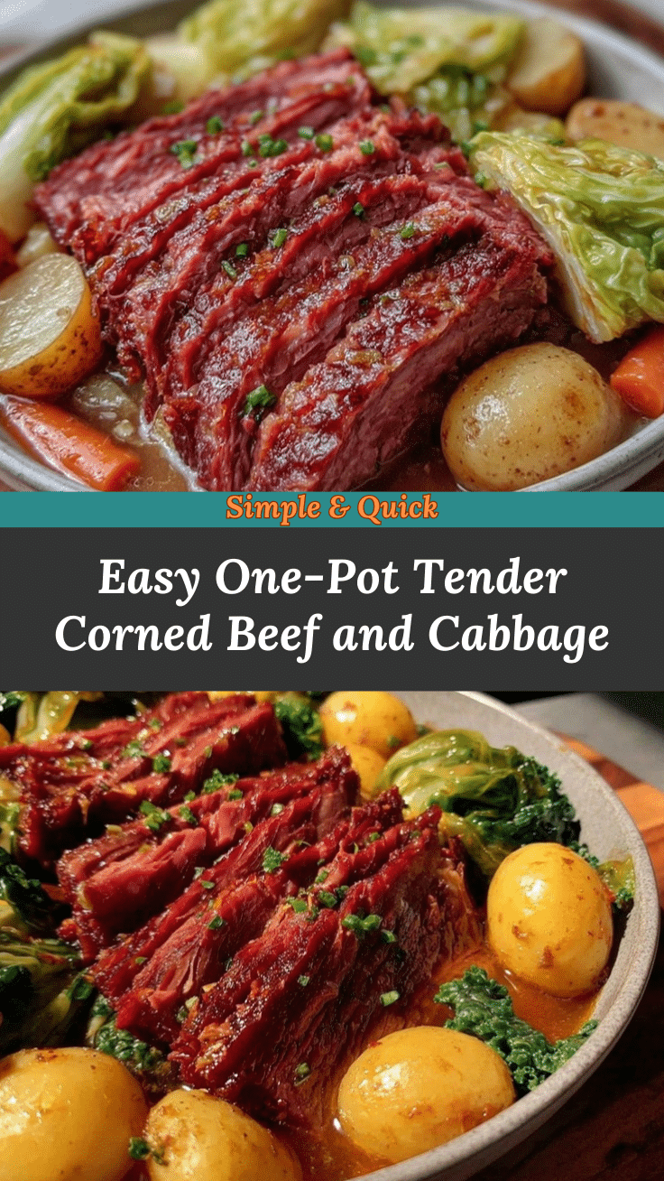 one-pot tender corned beef and cabbage recipe