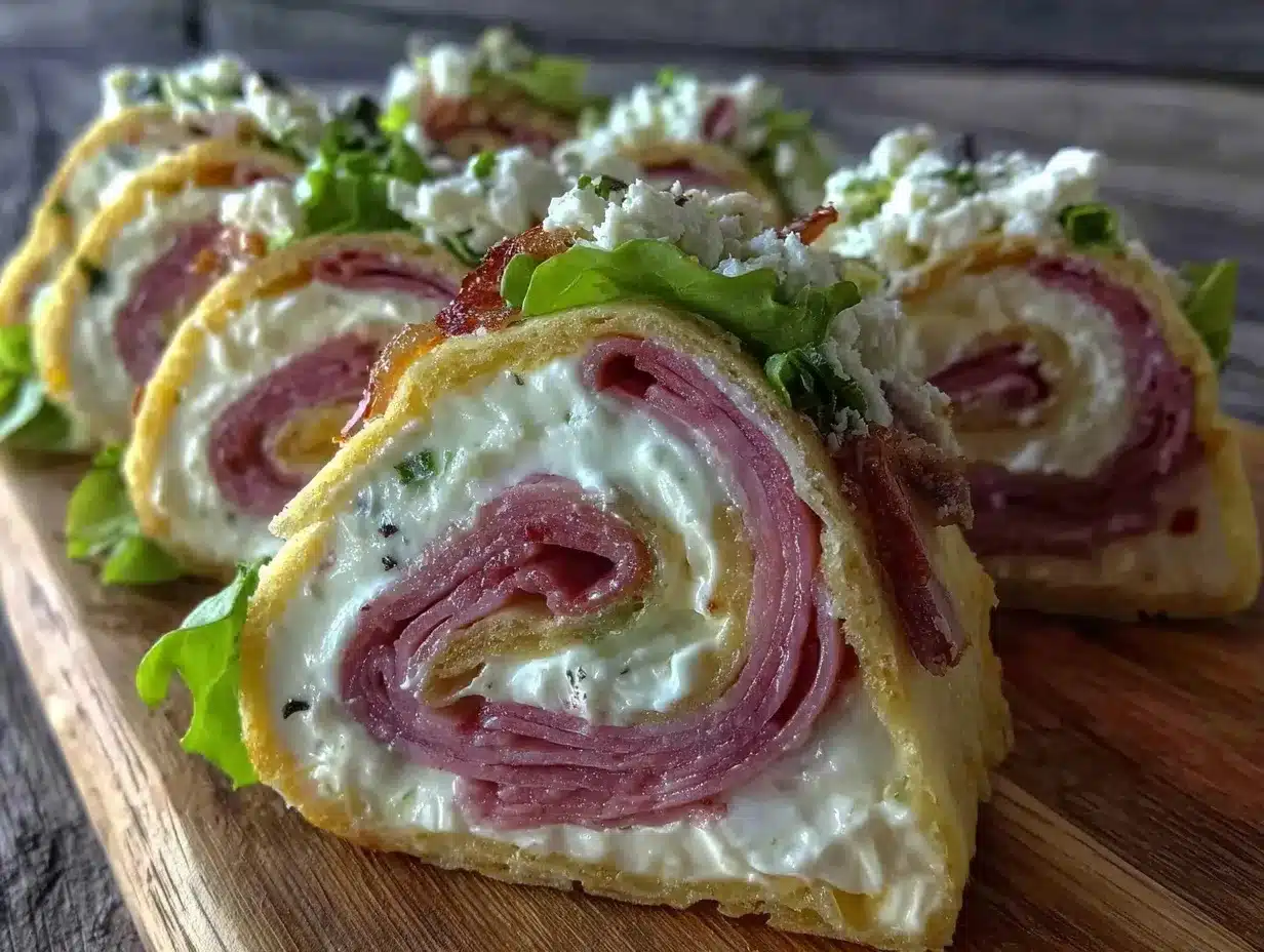 pinwheel sandwich roll-ups preparation steps