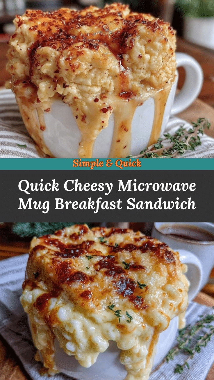 quick microwave mug egg and cheese breakfast sandwich recipe