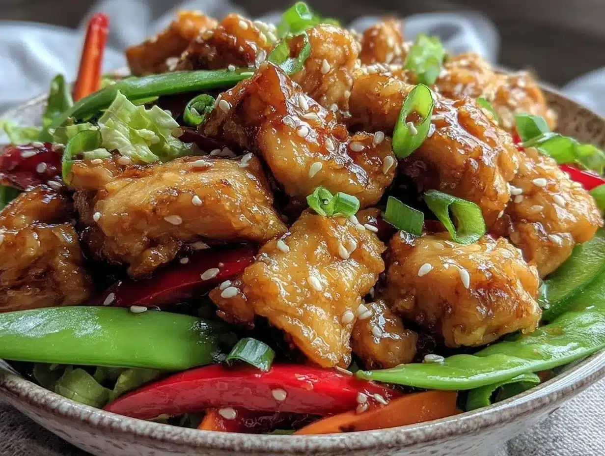 quick one-serving chicken stir fry preparation steps