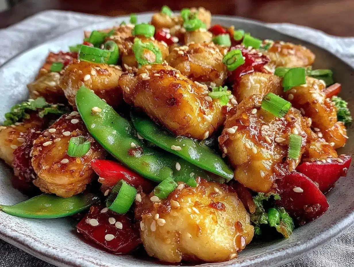 quick one-serving chicken stir fry - featured image
