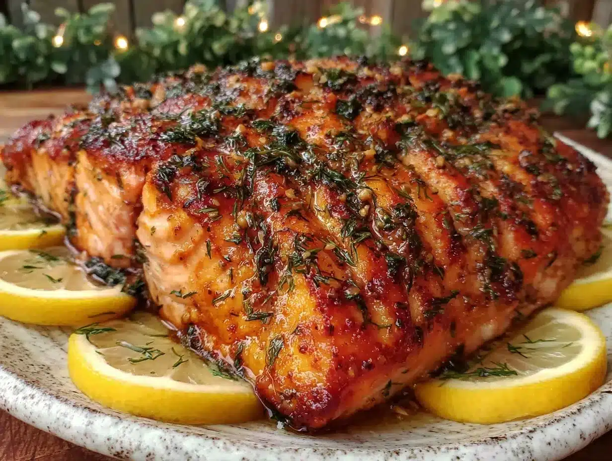 roasted salmon with lemon dill preparation steps