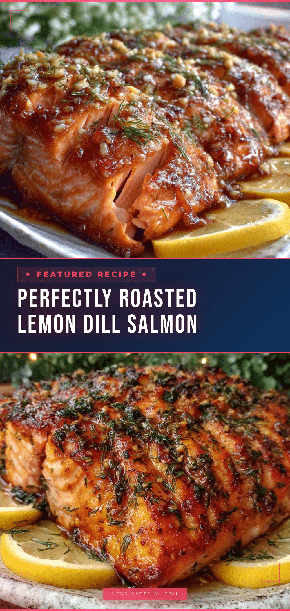 roasted salmon with lemon dill recipe