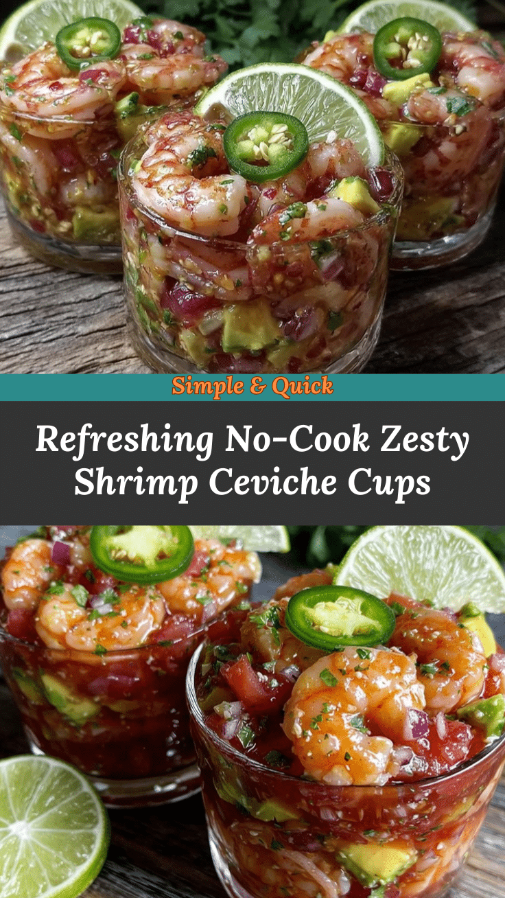 shrimp ceviche cups recipe