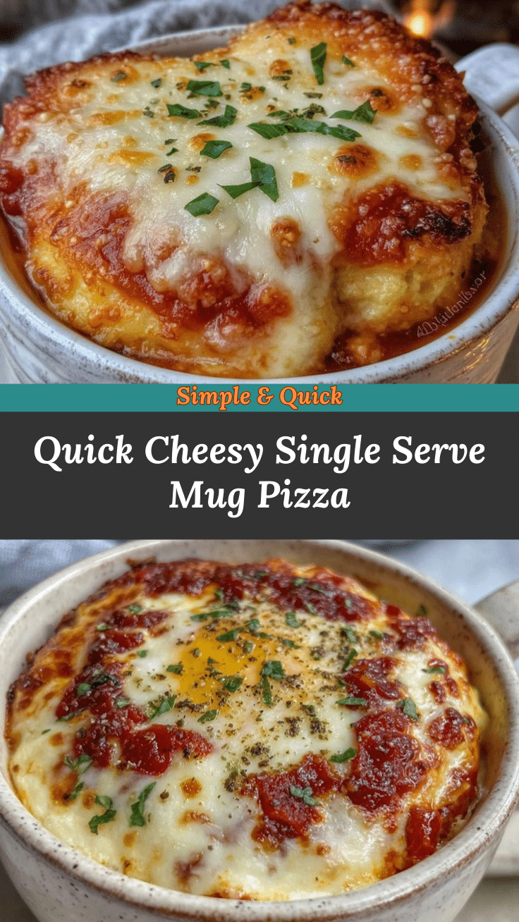 single serve mug pizza recipe
