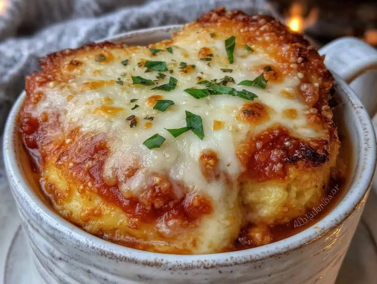 single serve mug pizza - featured image