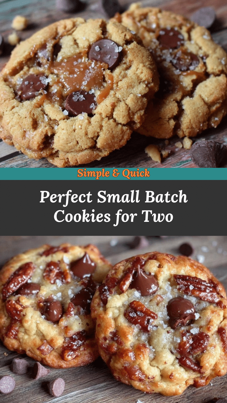 small batch cookies for two recipe