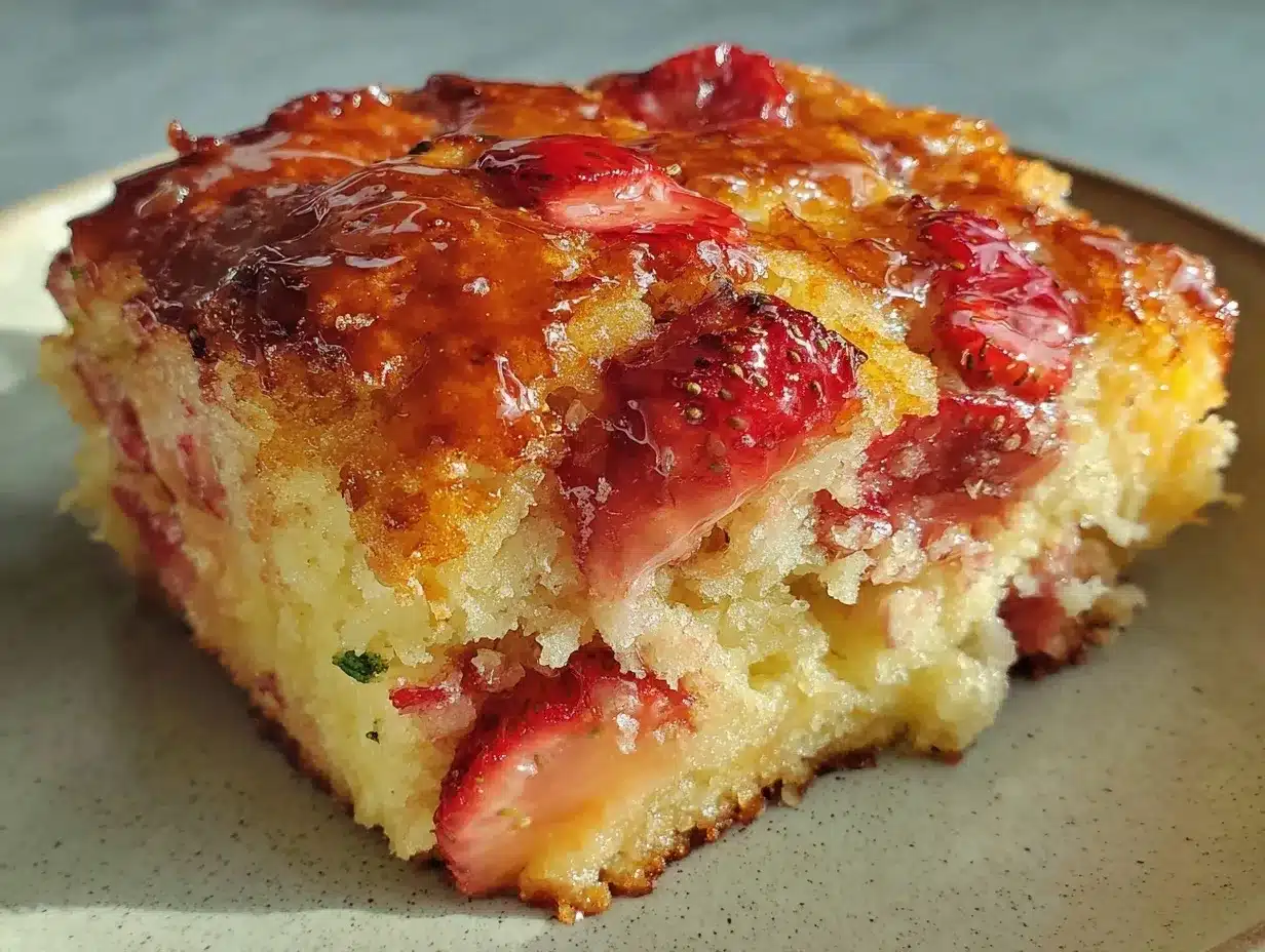 strawberry earthquake cake preparation steps