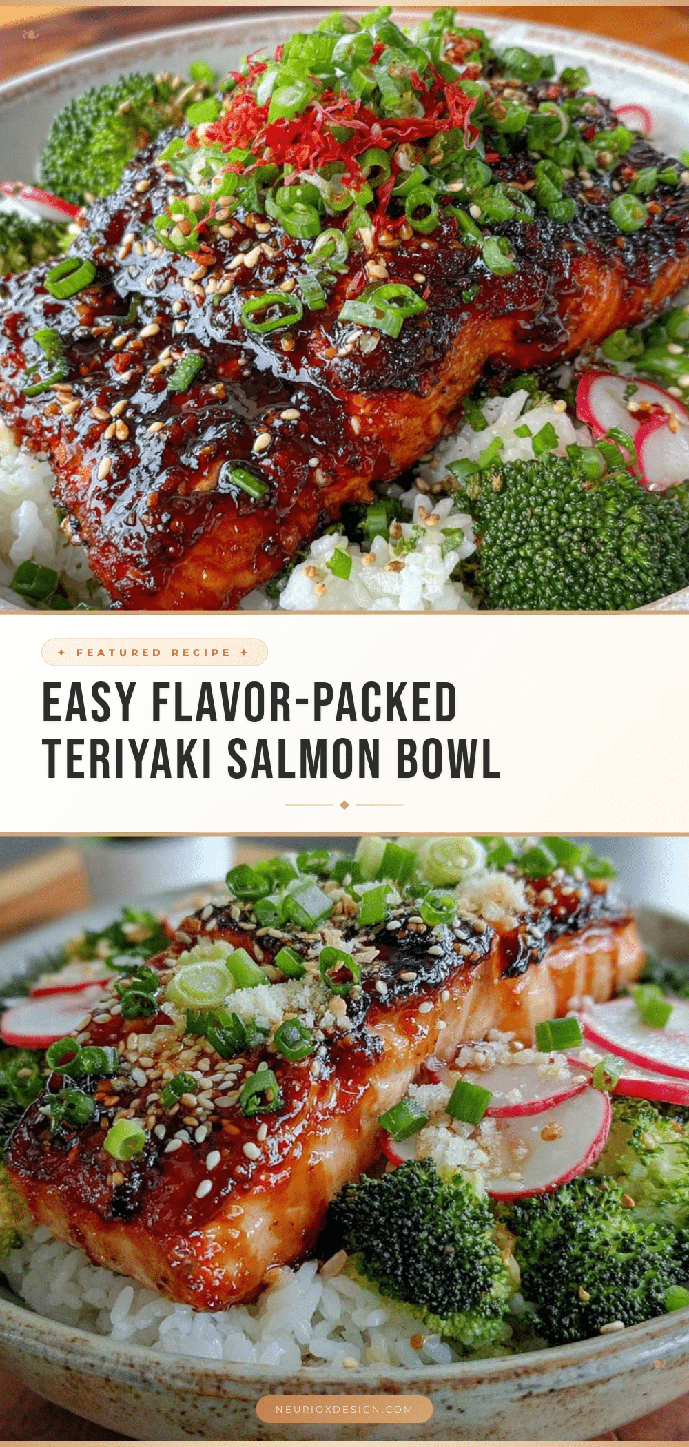 teriyaki salmon rice bowl recipe