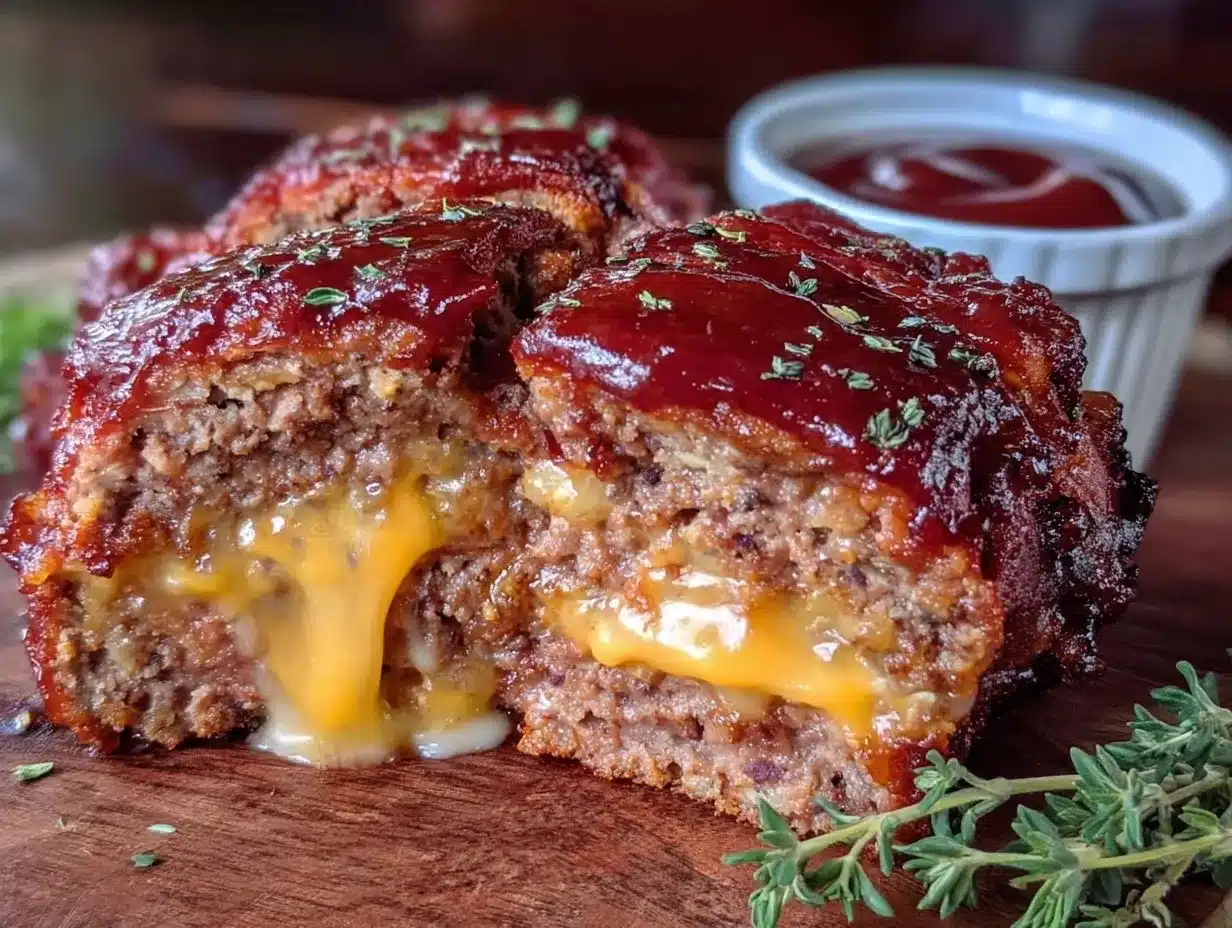 BBQ bacon wrapped meatloaf preparation steps