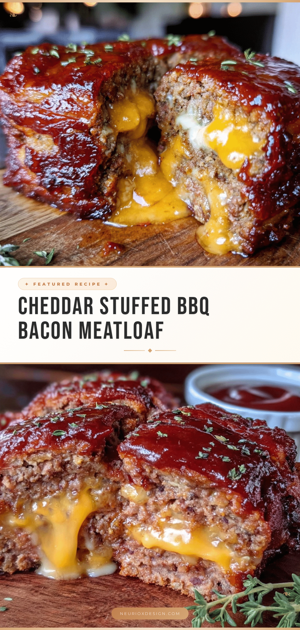 BBQ bacon wrapped meatloaf recipe