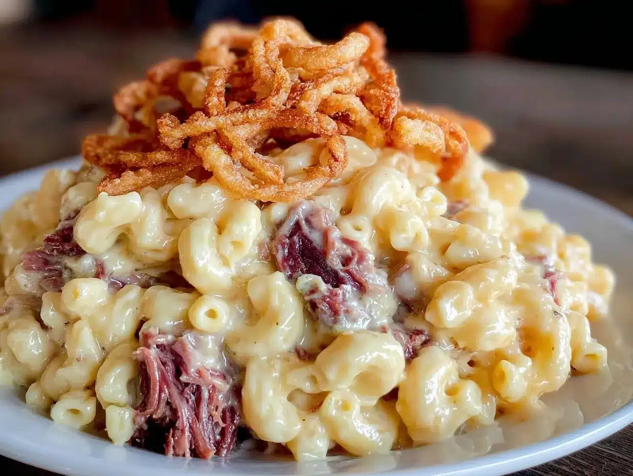 brisket mac and cheese preparation steps