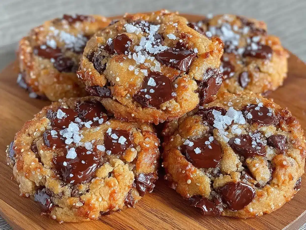 chewy tahini chocolate chip cookies preparation steps