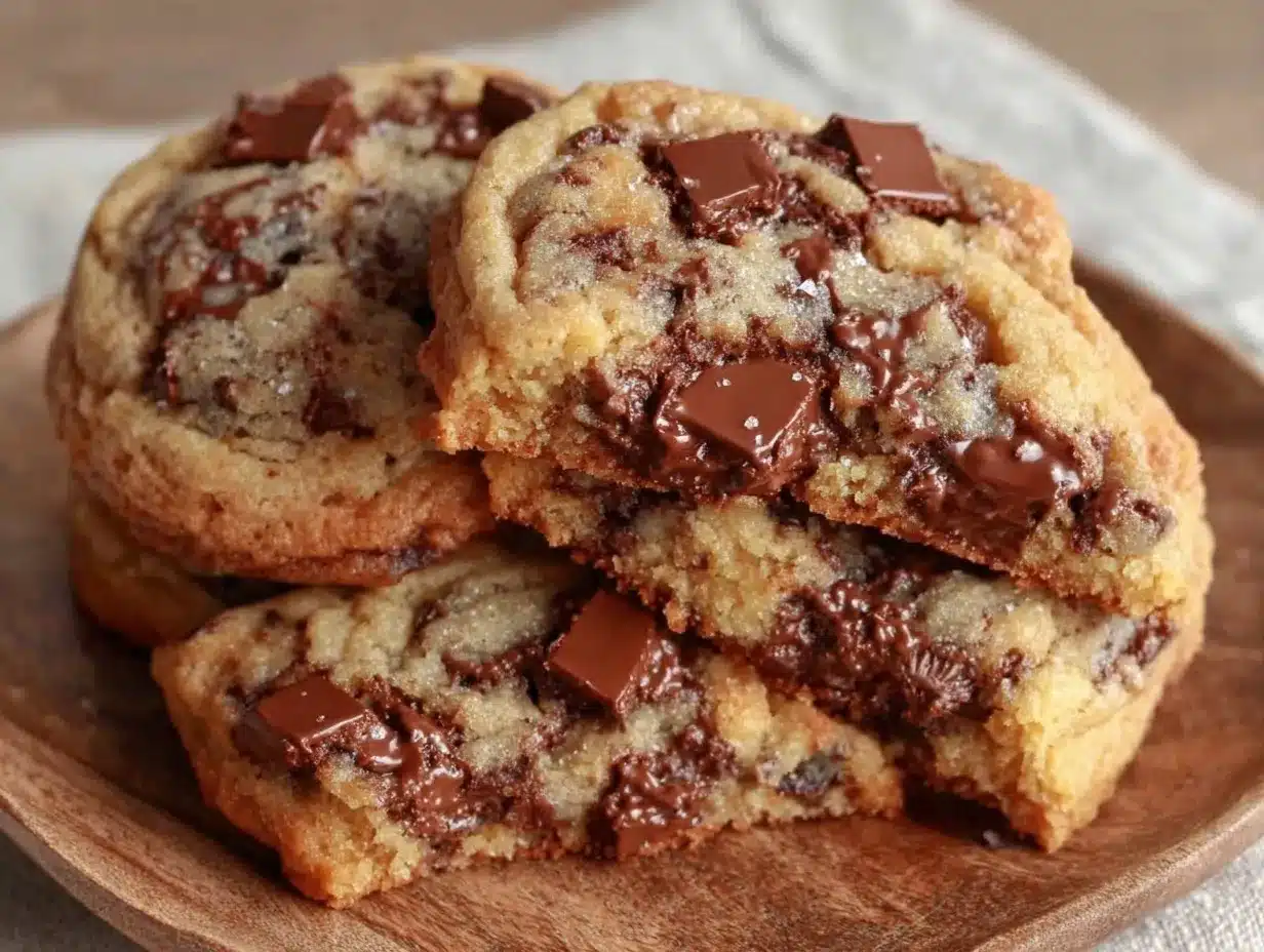 chewy thick nyc style chocolate chip cookies preparation steps