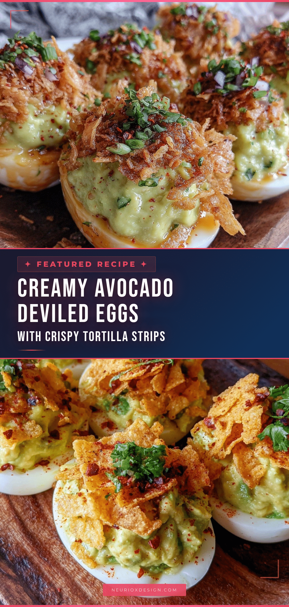 creamy avocado deviled eggs recipe