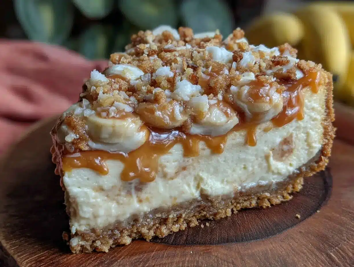 creamy banana pudding cheesecake preparation steps