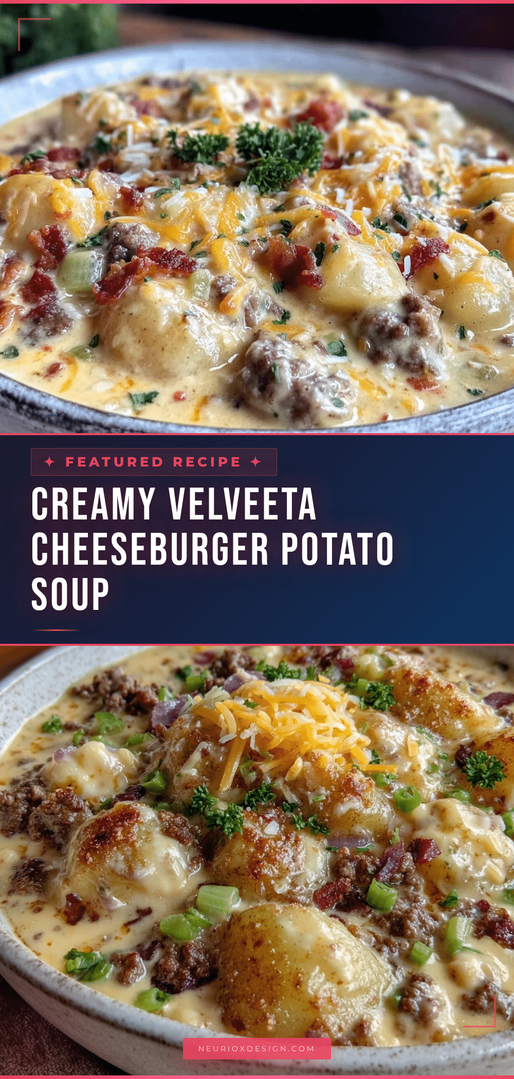 creamy cheeseburger soup recipe