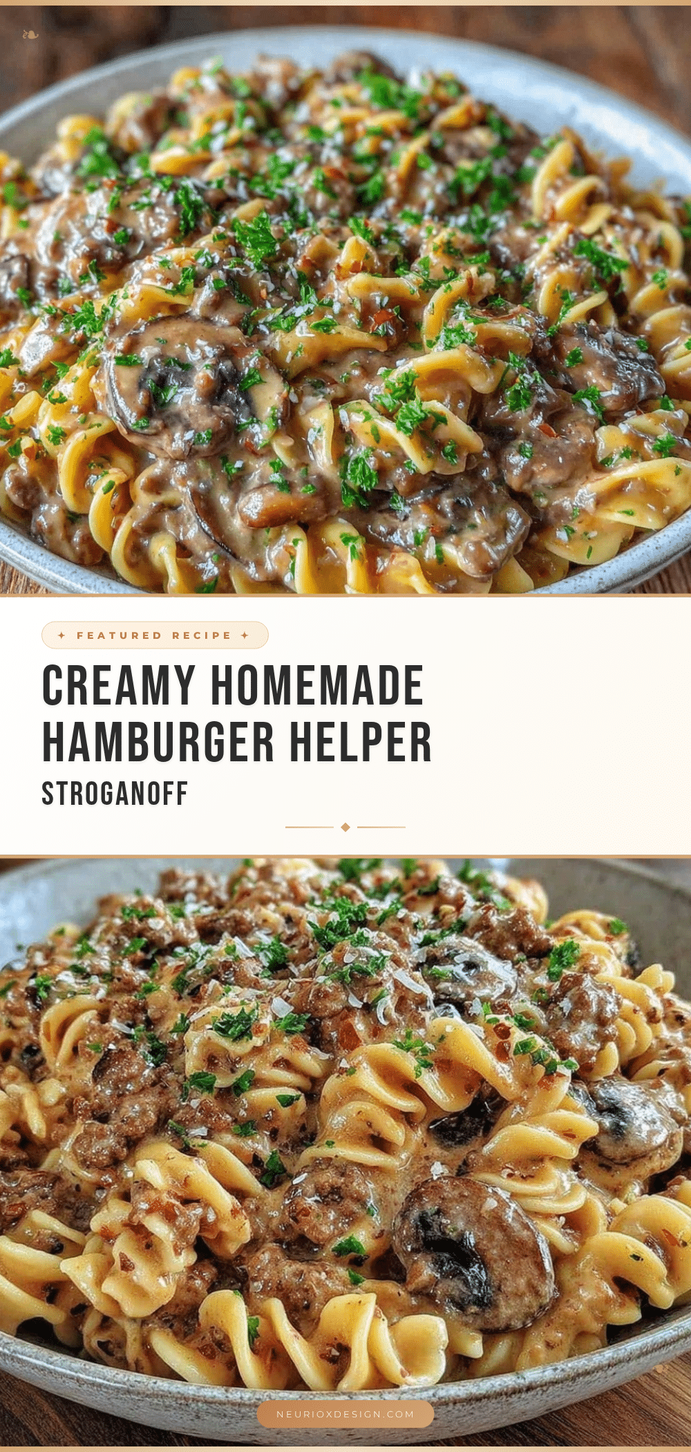 creamy hamburger helper copycat stroganoff recipe