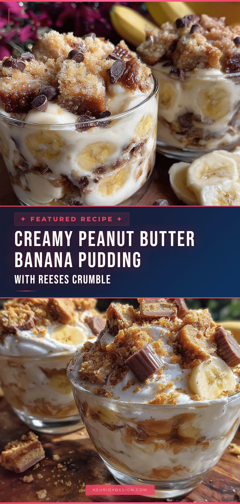 creamy peanut butter banana pudding recipe