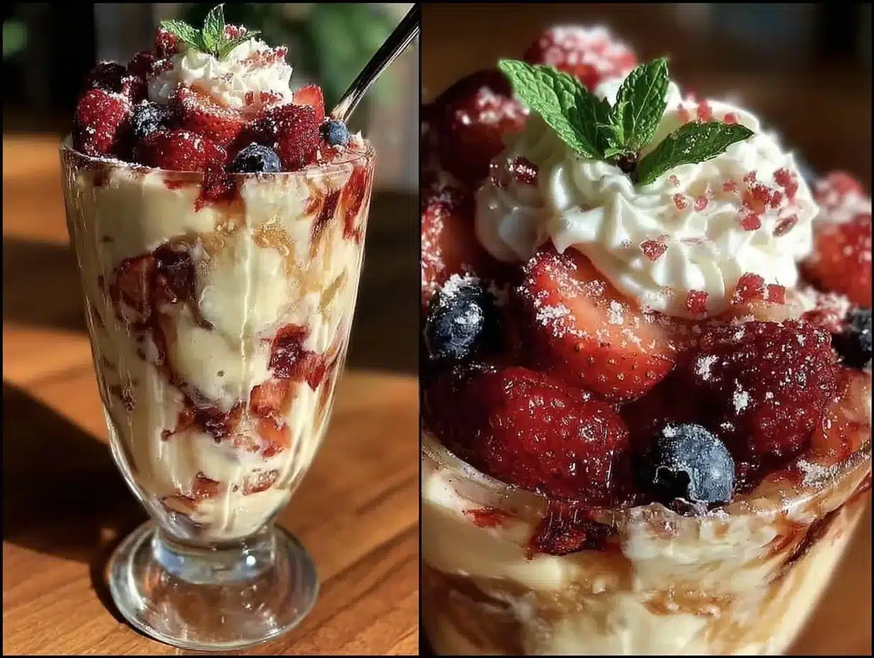 creamy strawberry banana pudding preparation steps