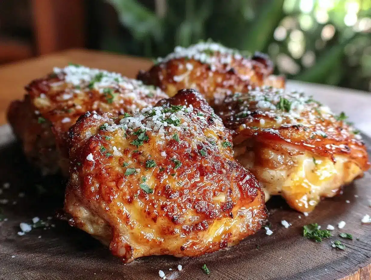 crispy air fryer chicken thighs preparation steps